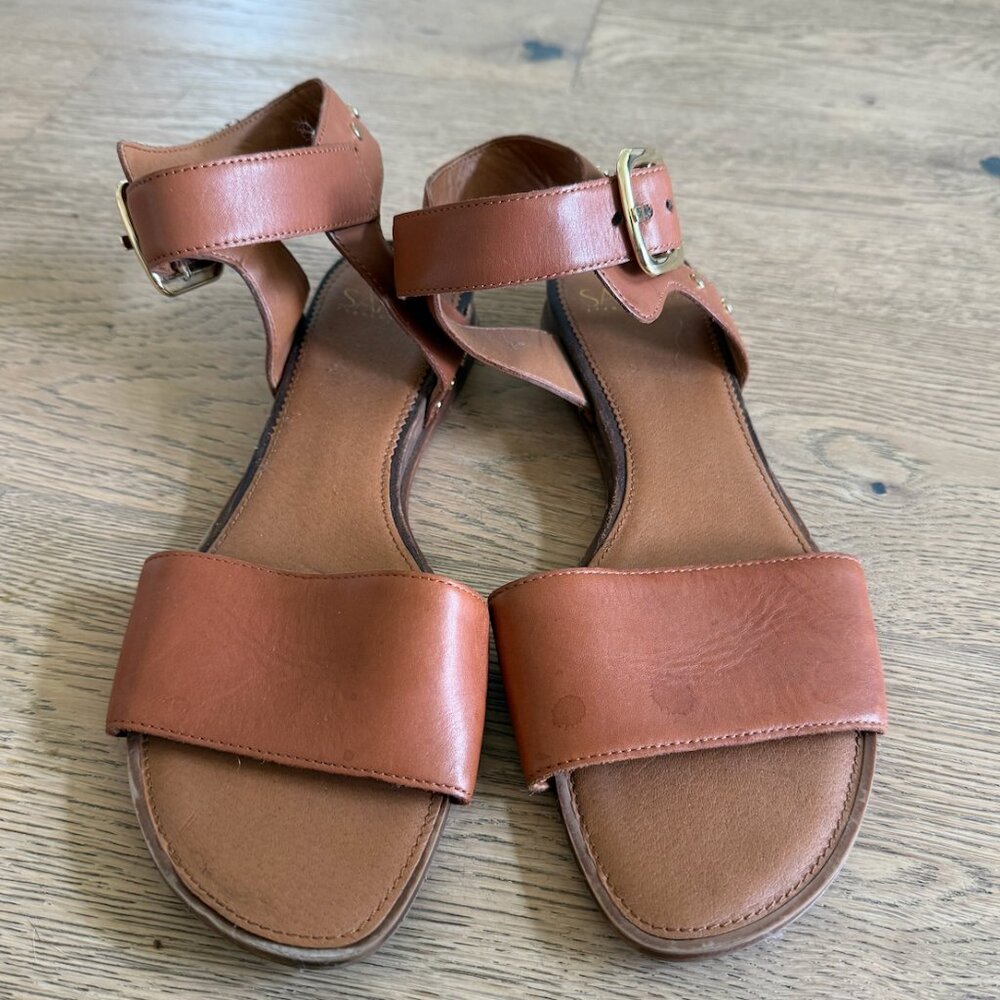 Franco Sarto Brown Sandals - Size 10